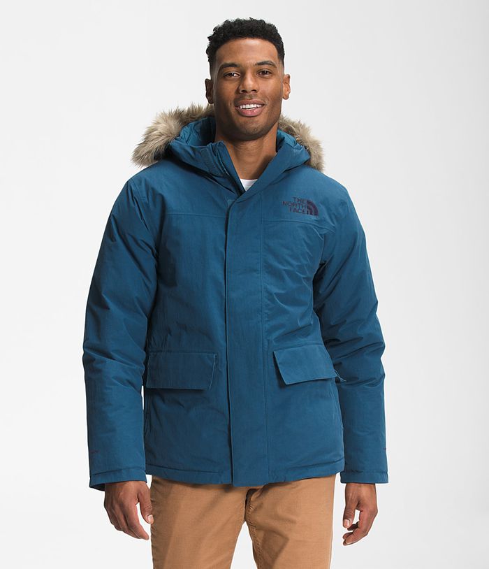 Plumifero The North Face Hombre Arctic Parka - Colombia TZHUJK854 - Azules